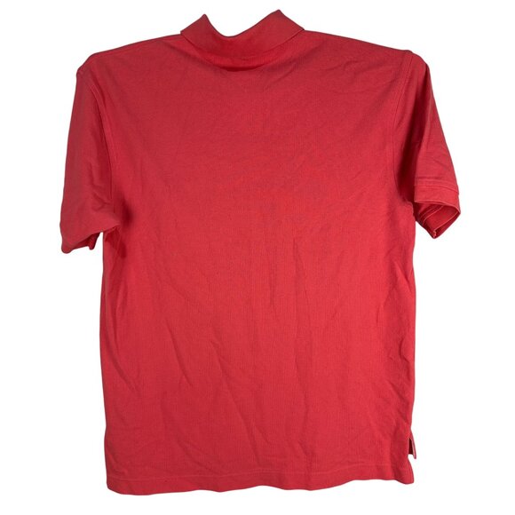 Tommy Hilfiger Mens Red Polo Shirt Short Sleeve Size Large Classic Fit Casual - Picture 2 of 5